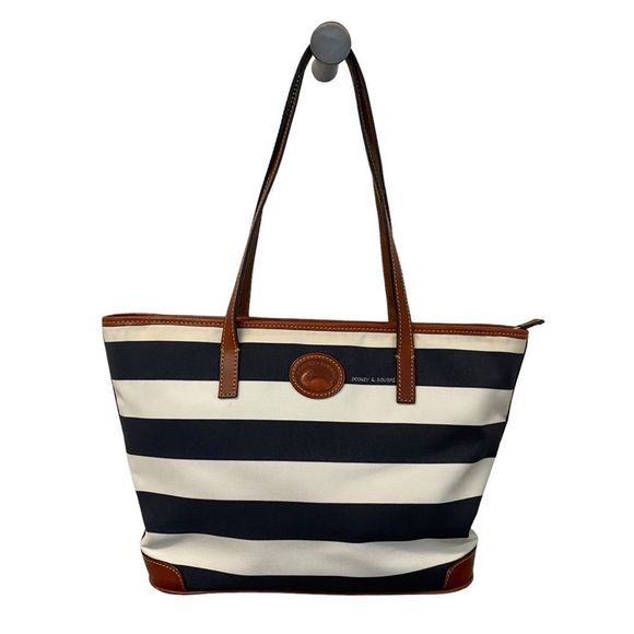 Dooney & Bourke Handbags - Dooney & Bourke Charleston Shopper black and white